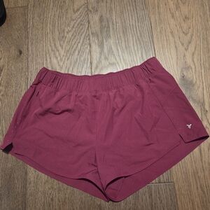 Old Navy Active Quick Dry Burgundy Shorts
